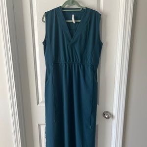 Athleta Maxi Dress Turqoise
